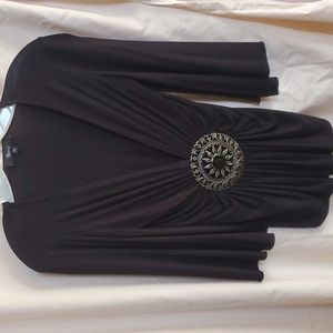 Sky Black long sleeve top